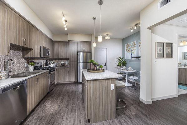 kitchen at Areum Apartments