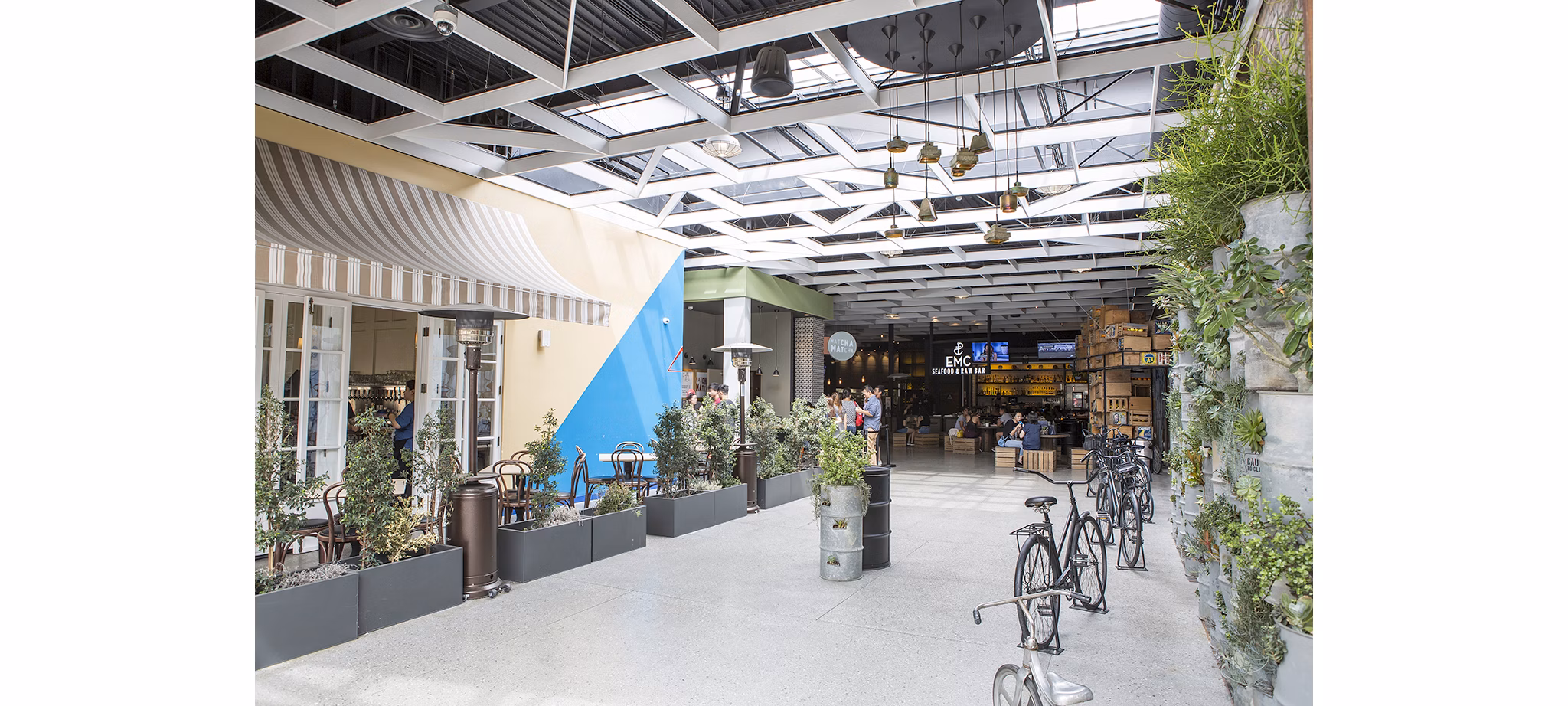 Areum Apartments: Vibrant urban neighborhood view with landscaped walkways and community spaces