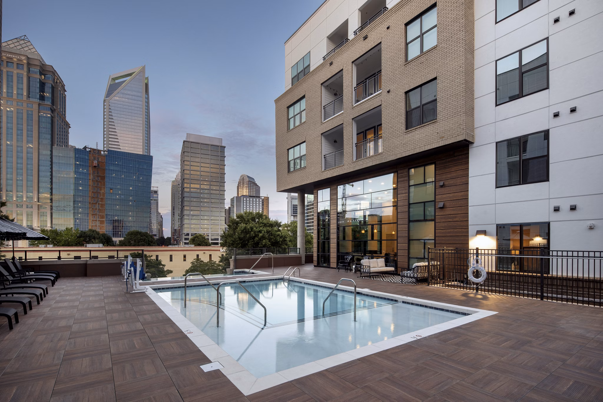 pool at Broadstone Queen City Apartments