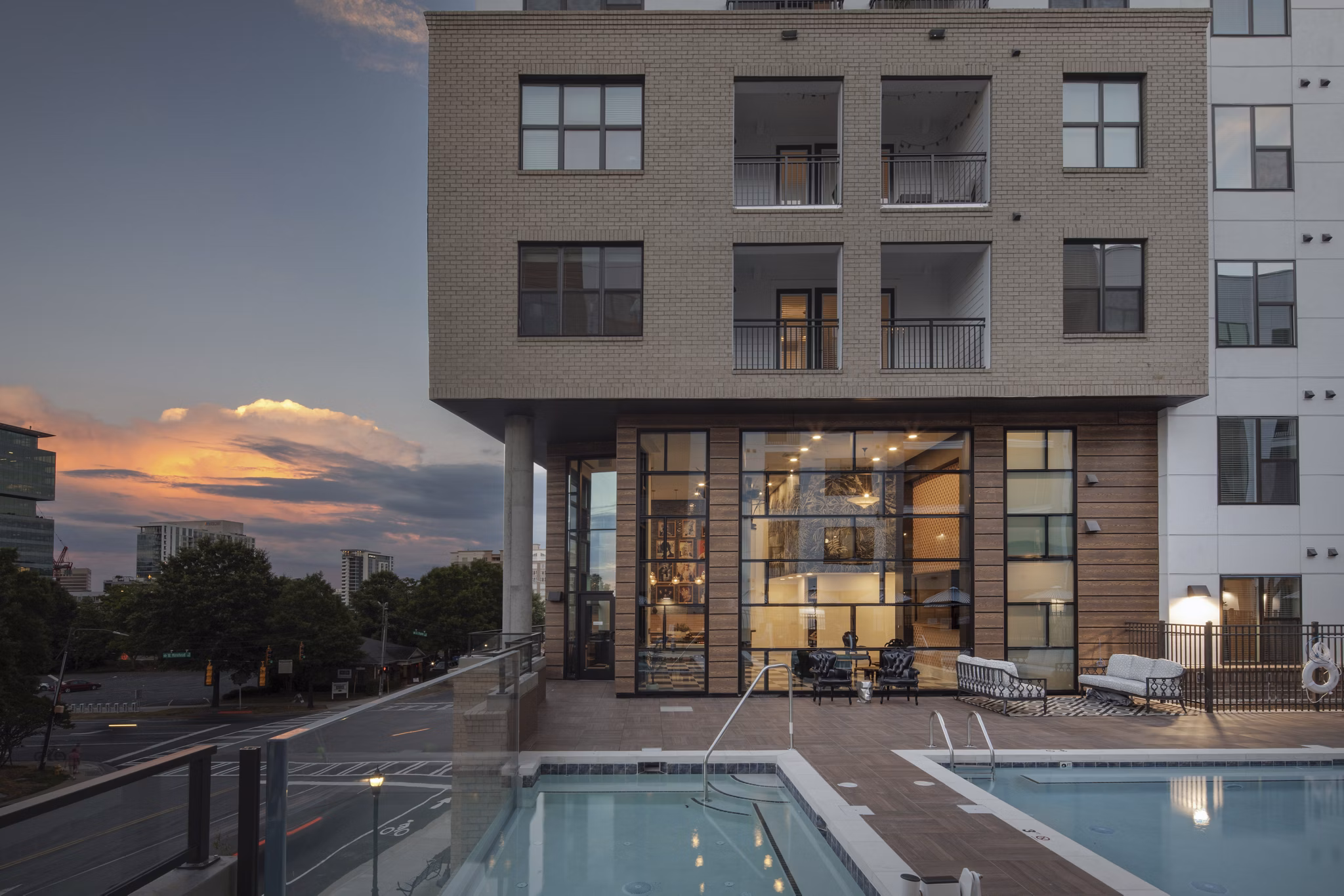 pool at Broadstone Queen City Apartments