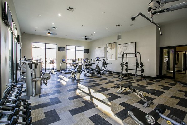 Modern fitness center with state-of-the-art equipment at Volare Apartments Perfect for maintaining an active lifestyle