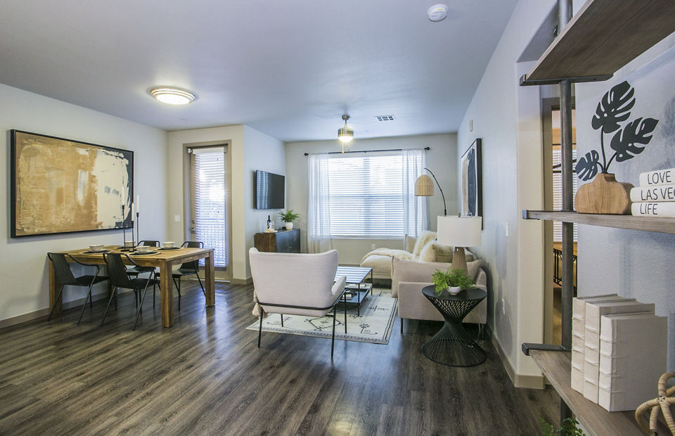 Living Room at Volare Apartments