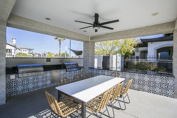 grill area at Volare Apartments
