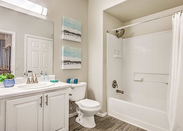 bathroom at Luminous Apartments