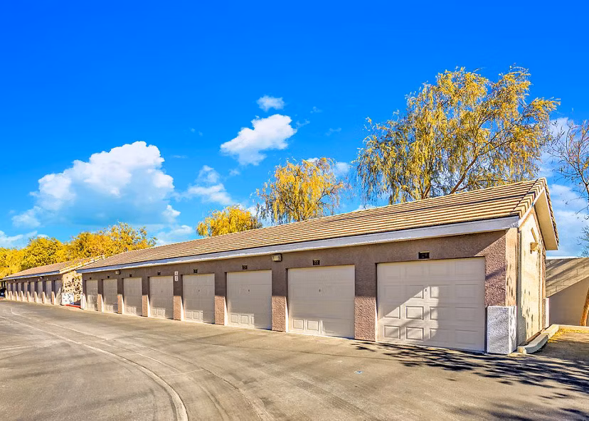 Garage facilities at Luminous Apartments offer secure parking and storage options for residents