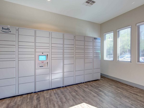 mail room at Luminous Apartments