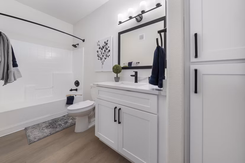 bathroom at Haven at Arrowhead Apartments