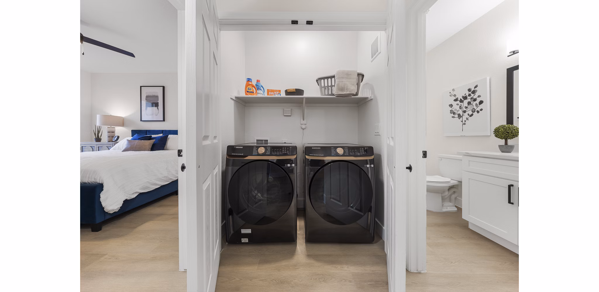laundry room at Haven at Arrowhead Apartments