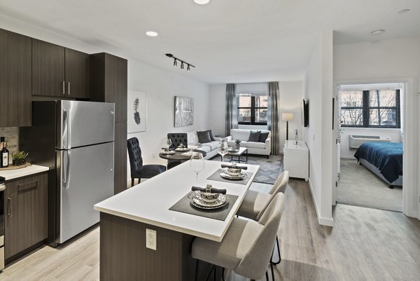 Kitchen at The Quincy Apartments