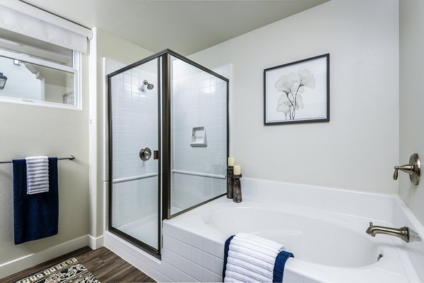 bathroom at Portside Ventura Harbor Apartments