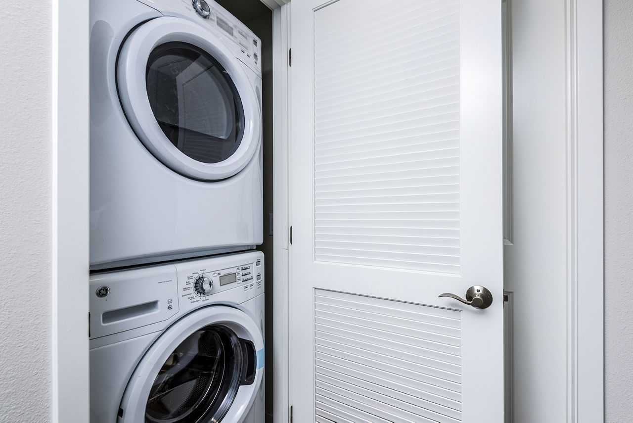 Laundry room at Portside Ventura Harbor