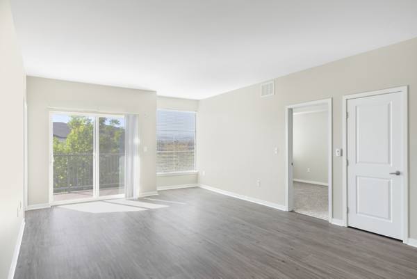 living room at Greens at Van de Water Apartments