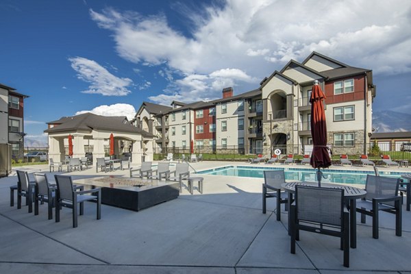 pool at Eversage Apartments