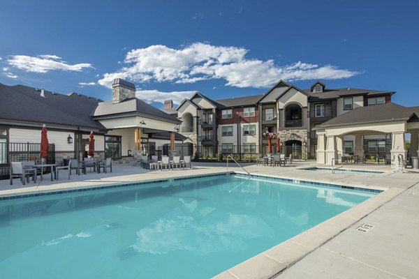 pool at Eversage Apartments