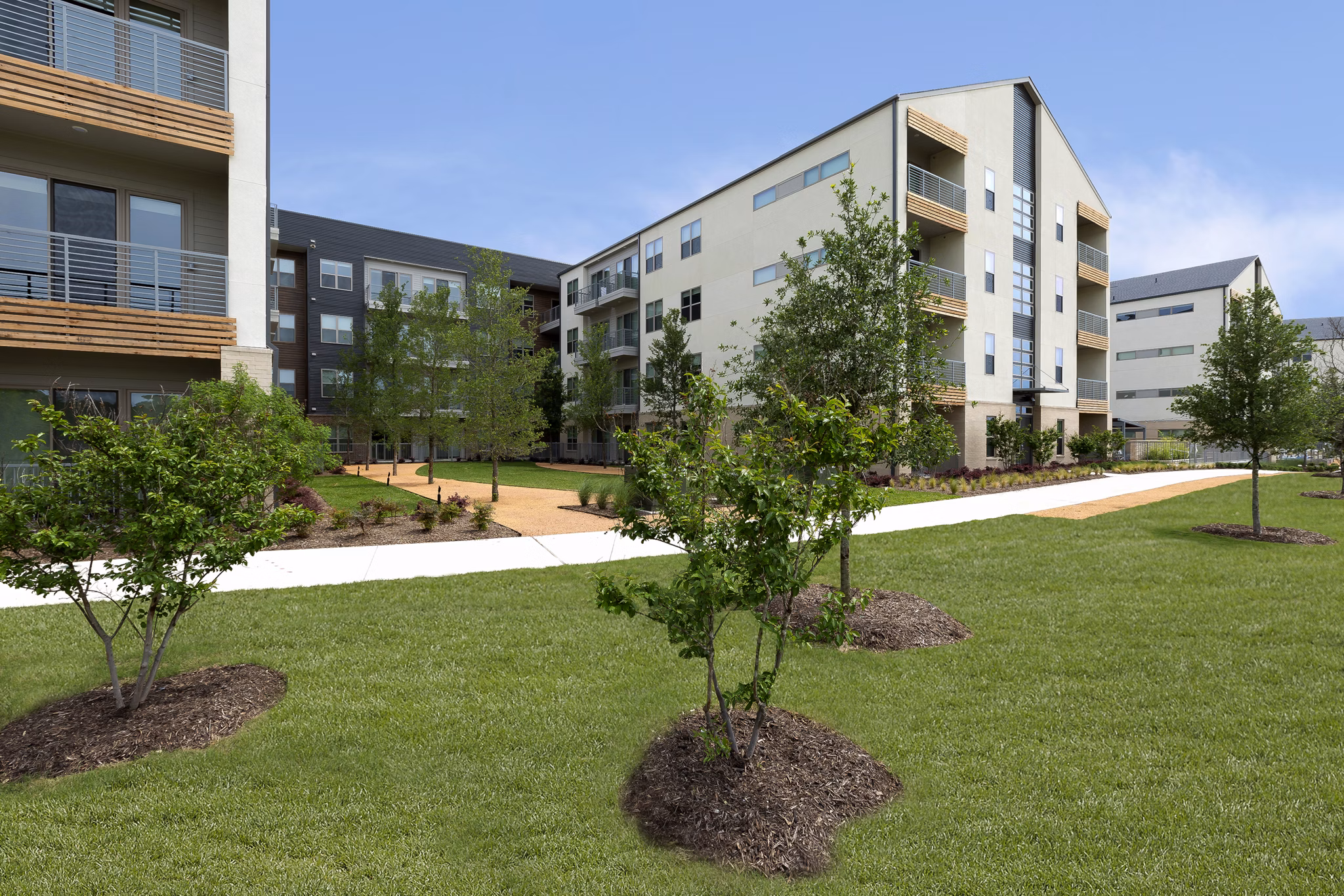 Atlas Waterside Apartments: Luxury waterfront apartments in Fort Worth, showcasing modern architecture and scenic views