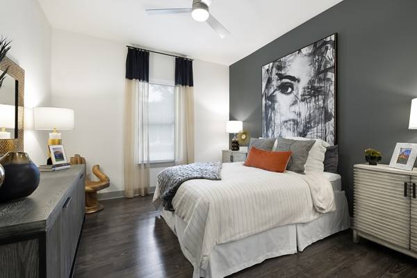 bedroom at Atlas Waterside Apartments