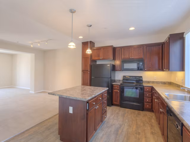 kitchen at Tamarind Square Apartments