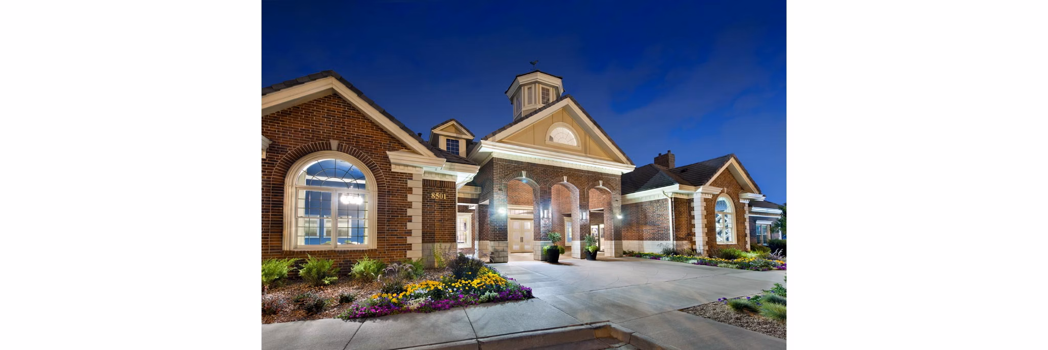 Luxurious clubhouse with modern design at Lowry Park Apartments, featuring comfortable seating and social areas for residents