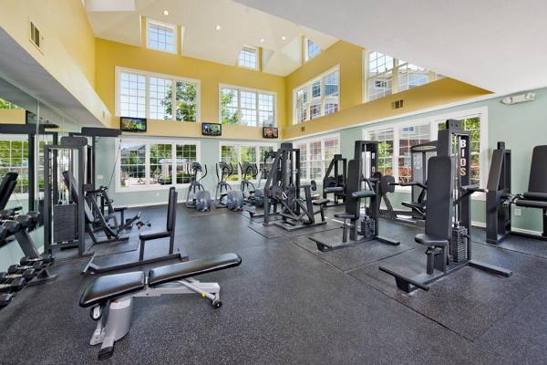 fitness center at Lowry Park Apartments