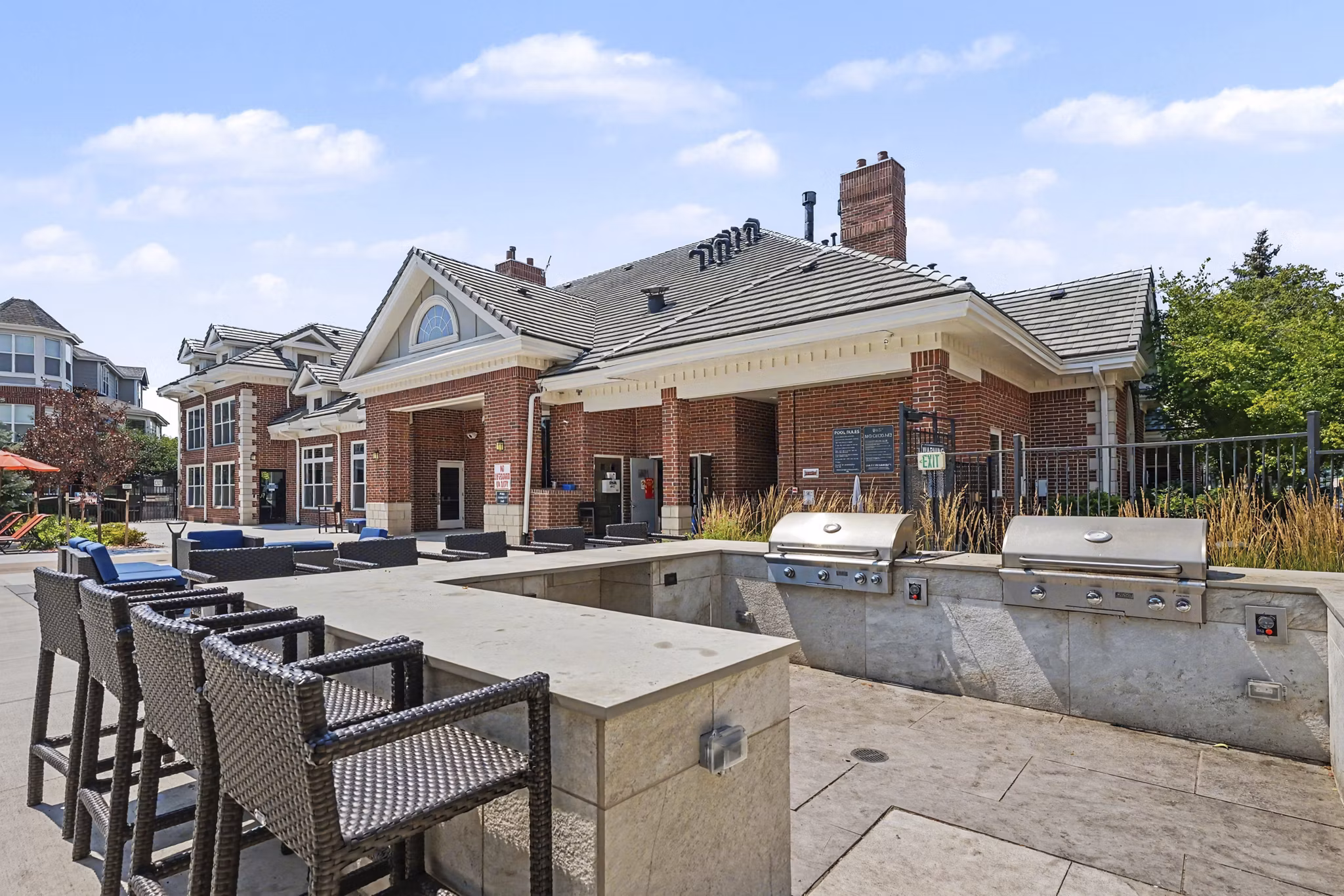 Patio at Lowry Park Apartments