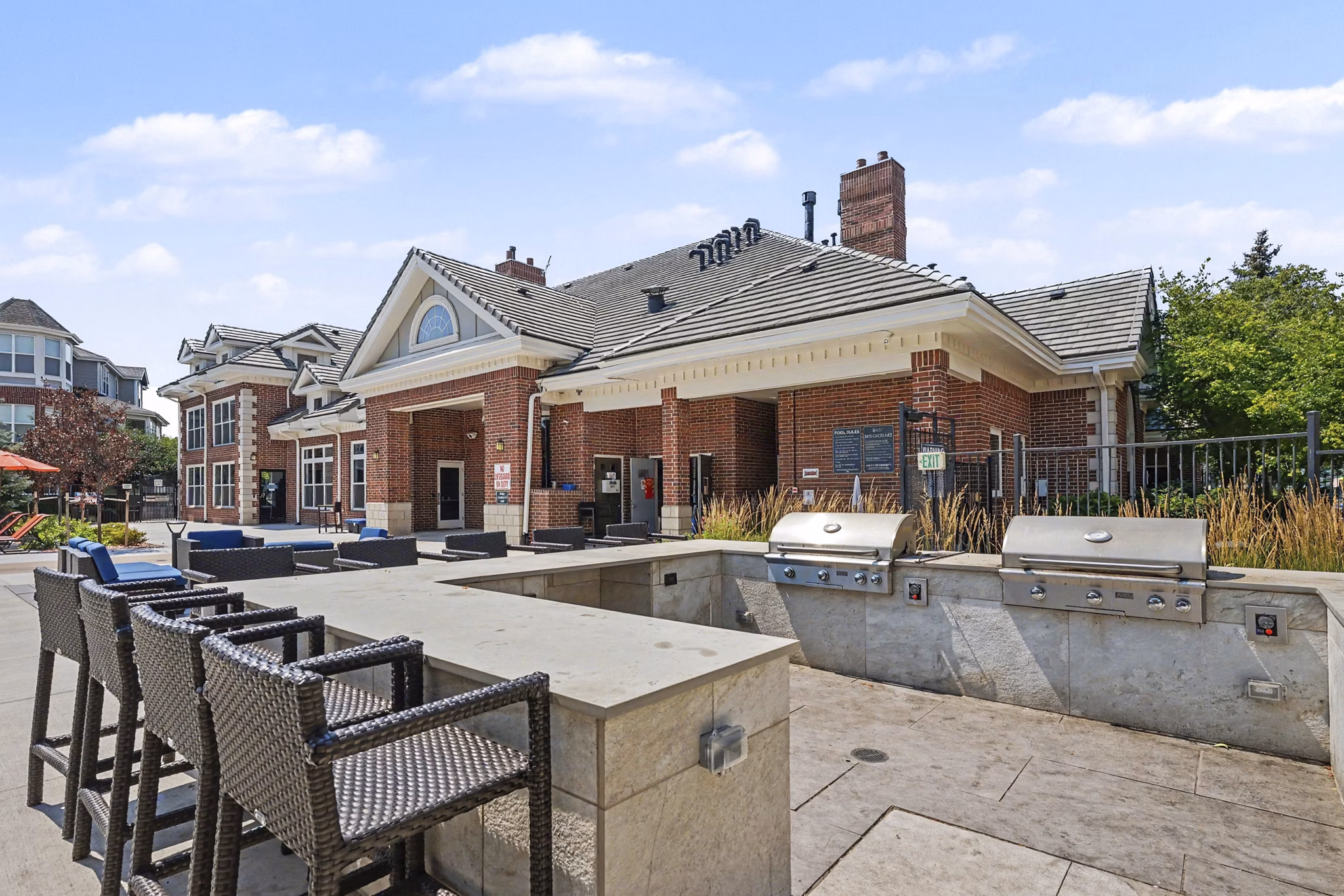 Patio at Lowry Park Apartments