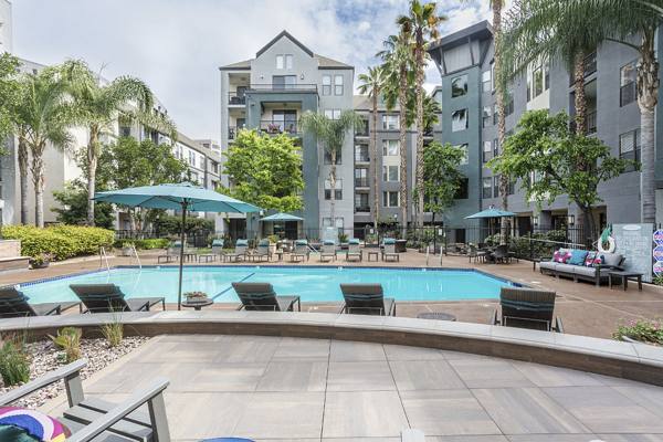 pool at City Place Apartments
