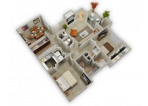 Floorplan Two Bedroom
