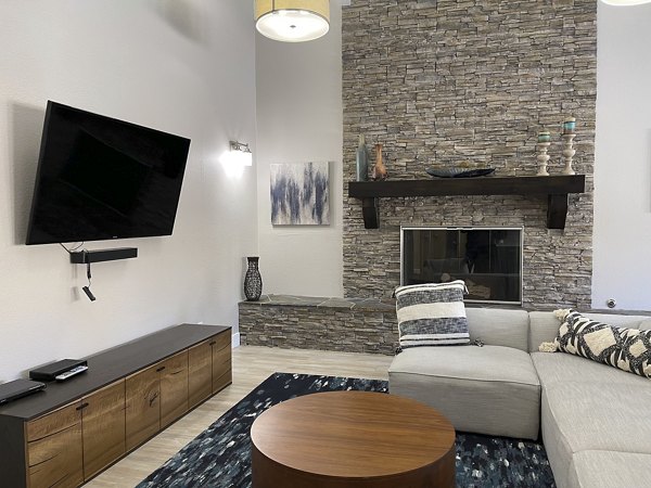 Clubhouse featuring modern furnishings and communal spaces at Aspen Ridge Apartments suitable for luxury gatherings and resident events