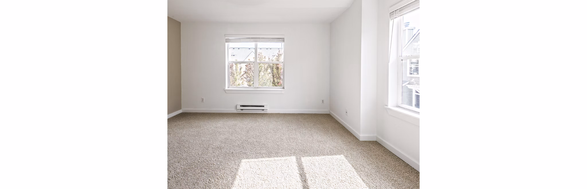 Elegant bedroom with modern decor at Lions Gate North Apartments