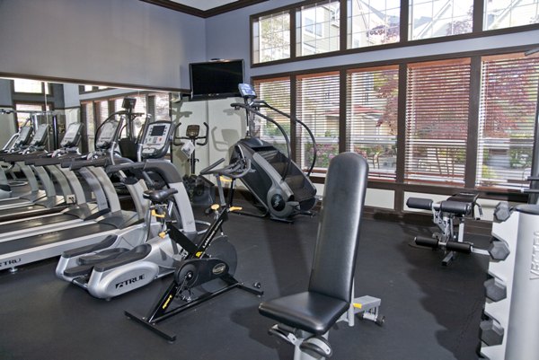 fitness center at Lions Gate North Apartments