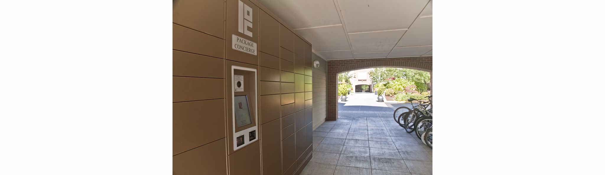 Mail area featuring modern design at Lions Gate North Apartments