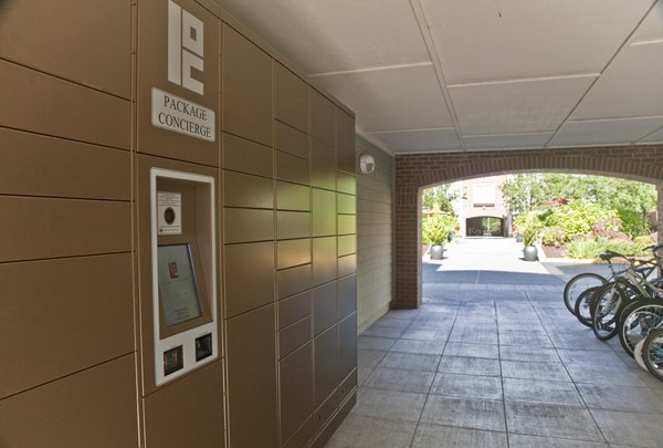 Mail area featuring modern design at Lions Gate North Apartments