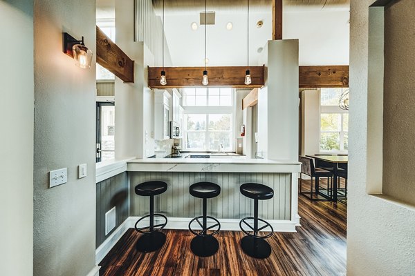 Luxurious clubhouse lobby featuring modern decor at Bella Vista Apartments