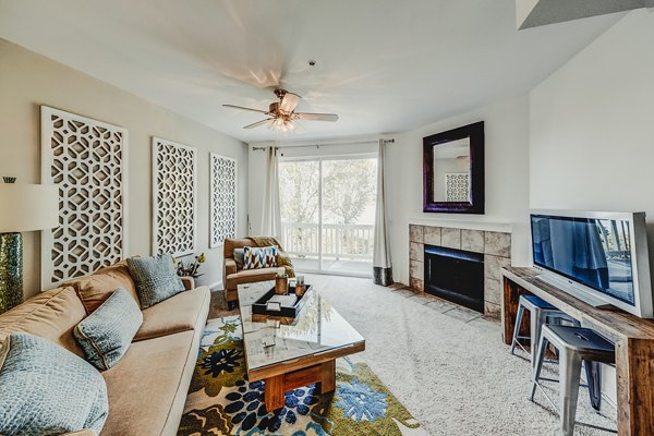 living room at Bella Vista Apartments