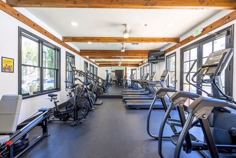 fitness center at La Terraza Apartments