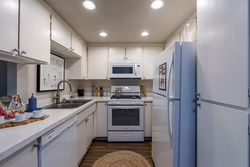 kitchen at La Terraza Apartments