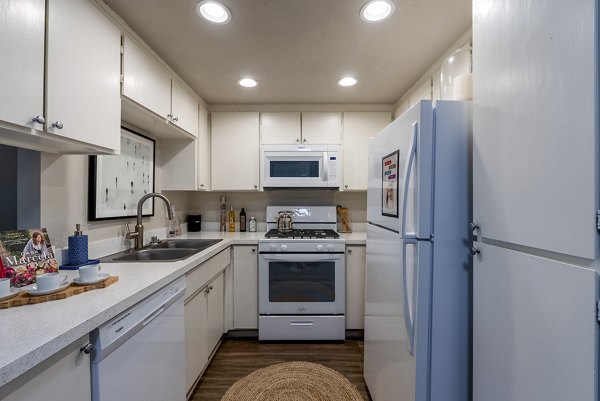 kitchen at La Terraza Apartments