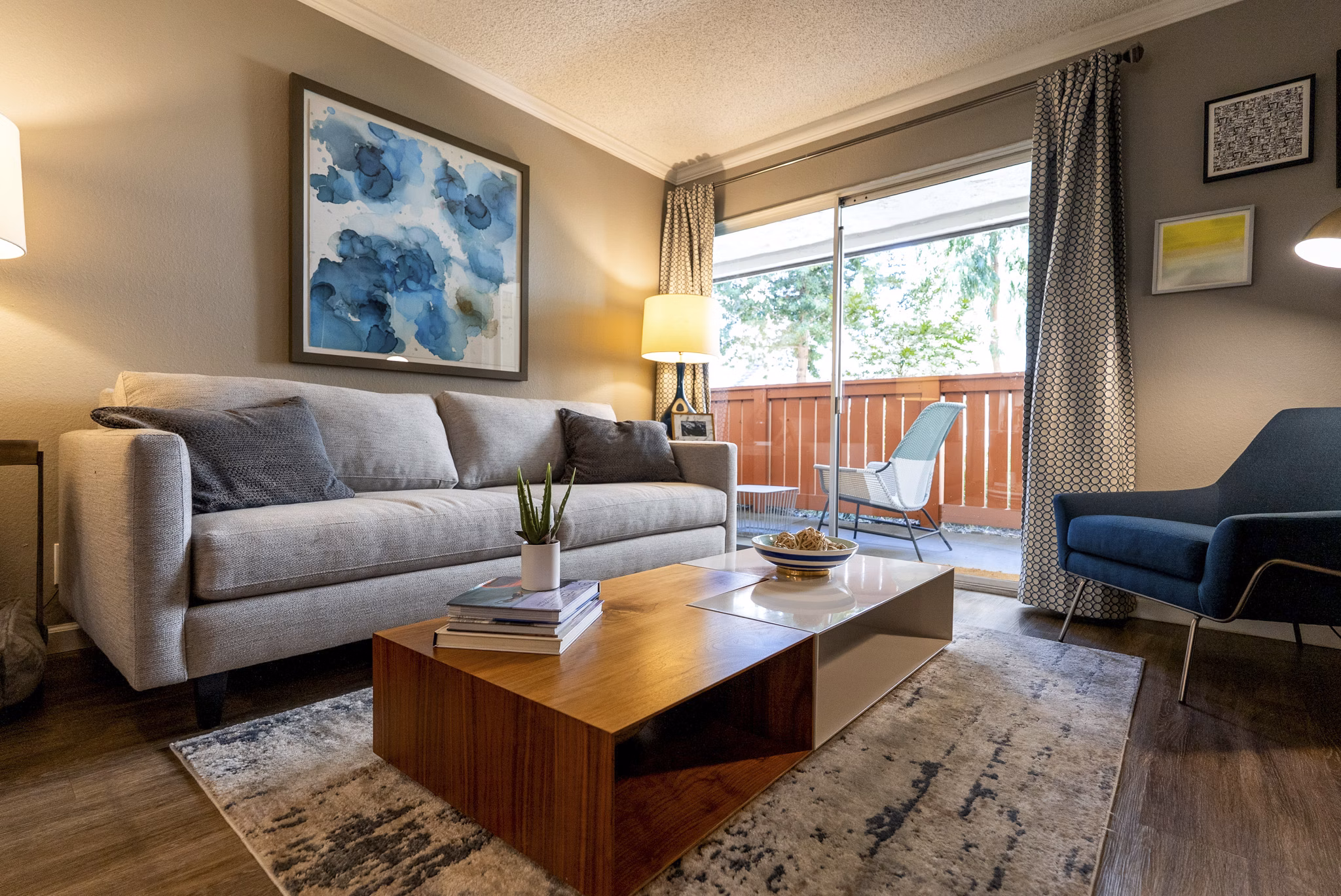 living room at La Terraza Apartments