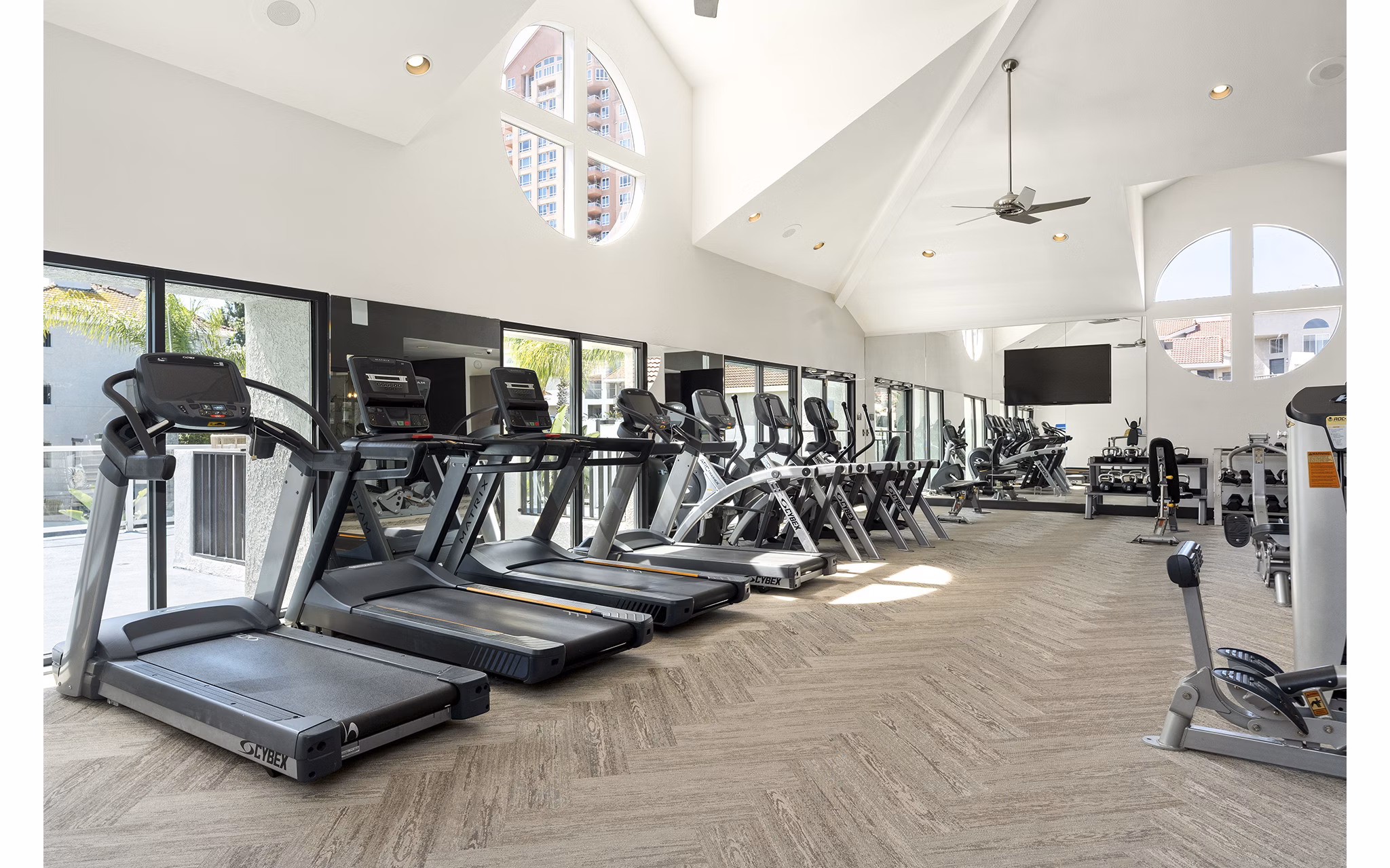 Fitness Center at Axiom La Jolla Apartments