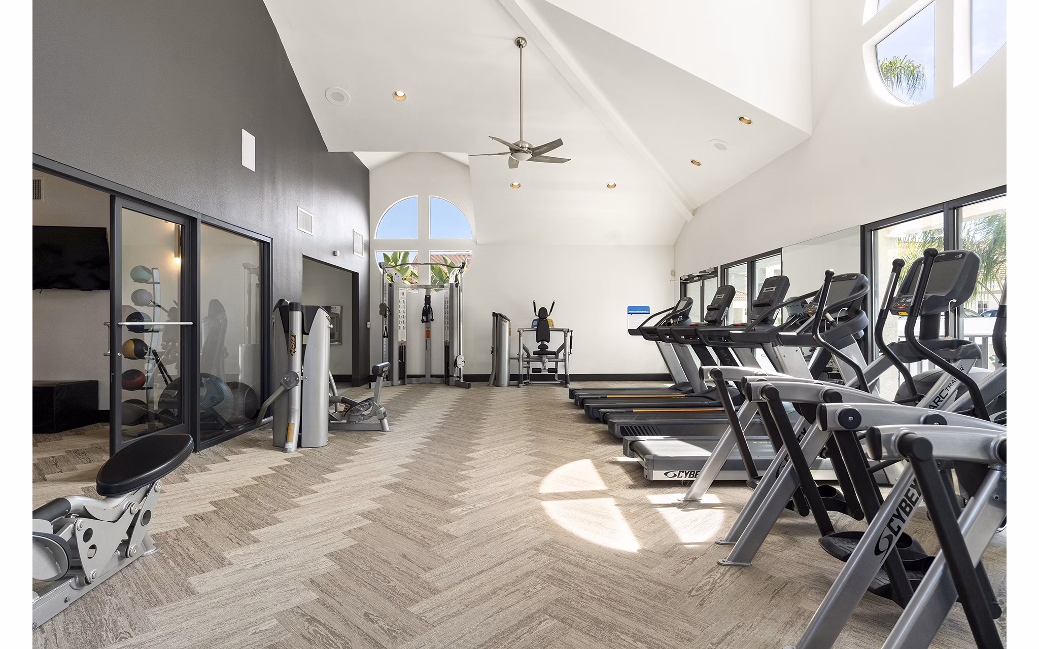 Fitness Center at Axiom La Jolla Apartments