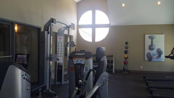 fitness center at Axiom La Jolla Apartments