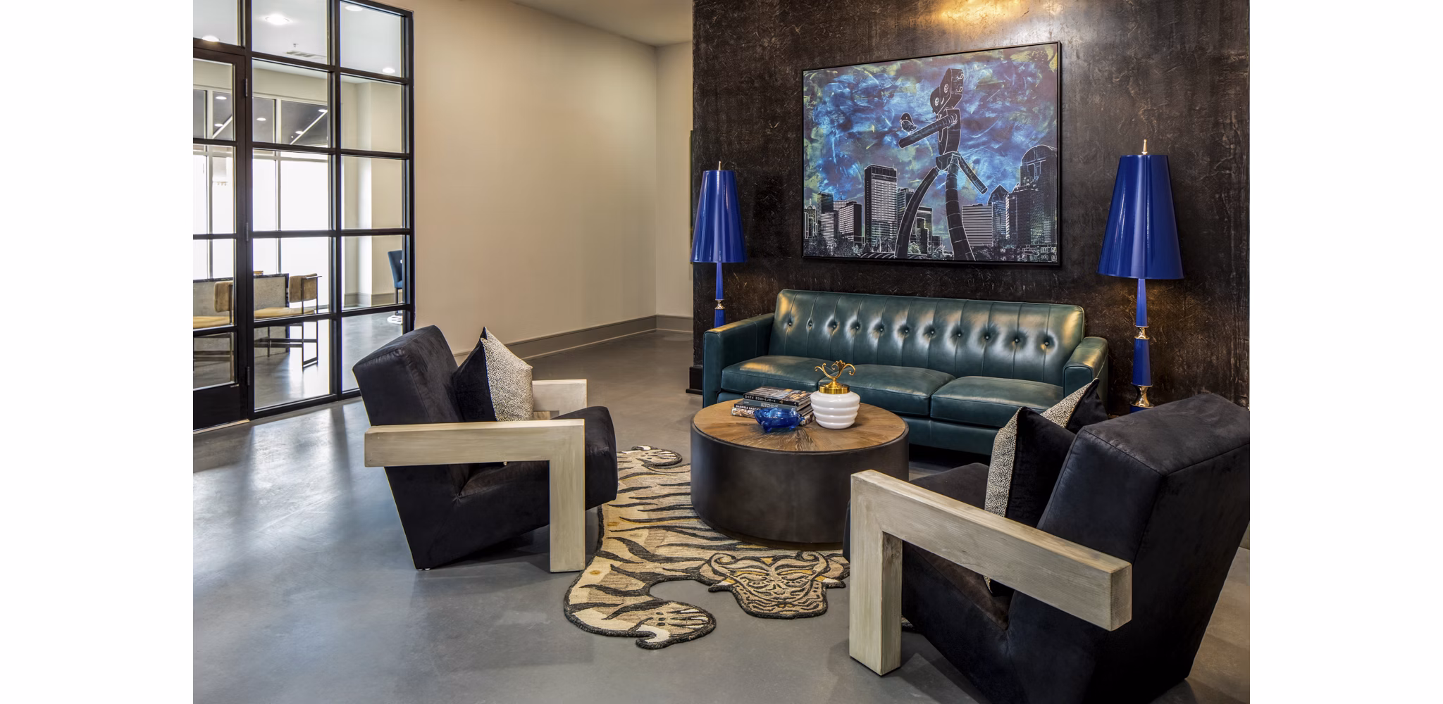 Elegant clubhouse with modern decor at Broadstone Ambrose Apartments