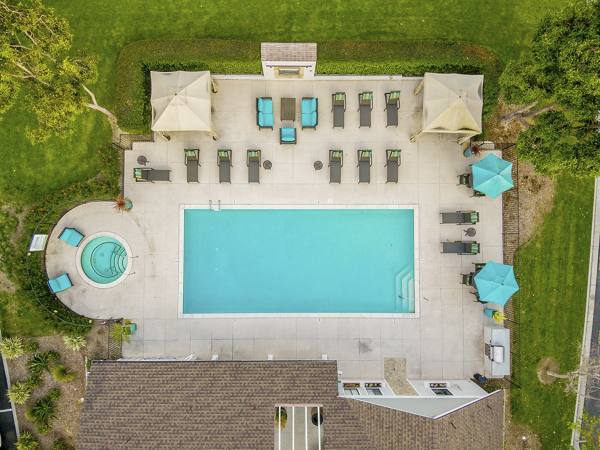 pool at Flower Fields Apartments