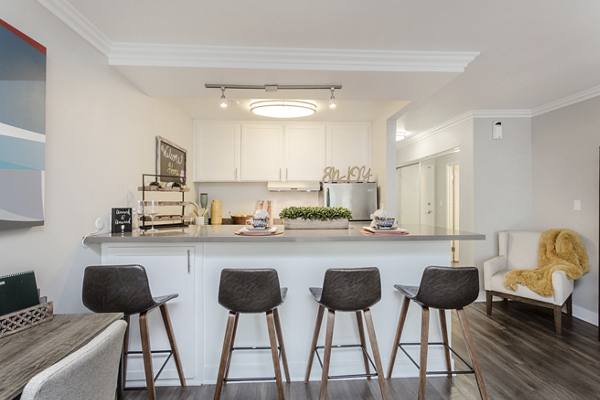 kitchen at 1200 Riverside Apartments