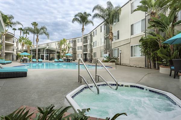 pool at 1200 Riverside Apartments