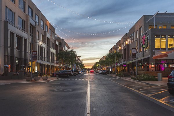 GlenEagles Apartments: Scenic neighborhood view with tree-lined streets