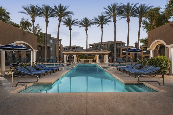 pool at GlenEagles Apartments