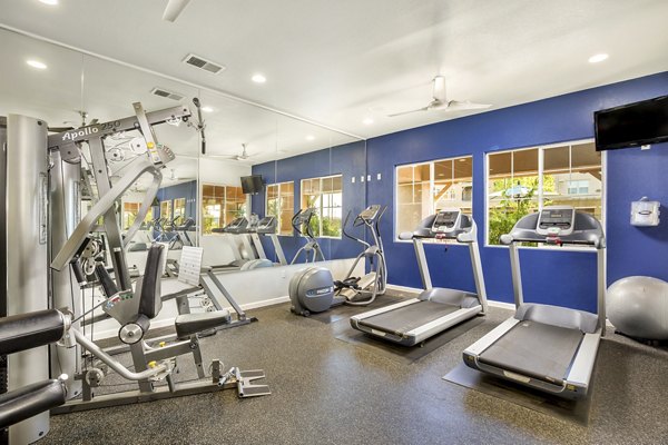 Fitness center with state-of-the-art equipment at Montessa At Whitney Ranch Apartments
