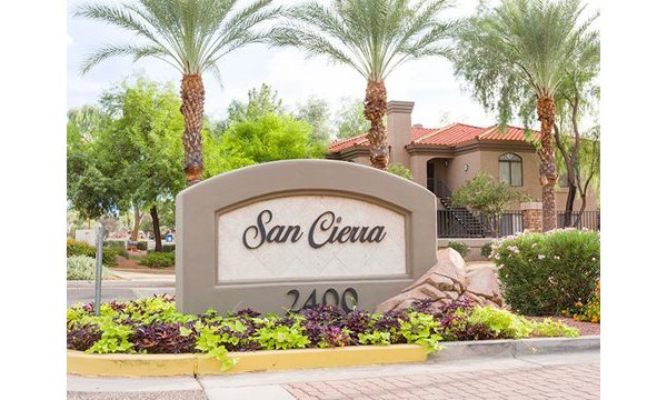 signage at San Cierra Apartments