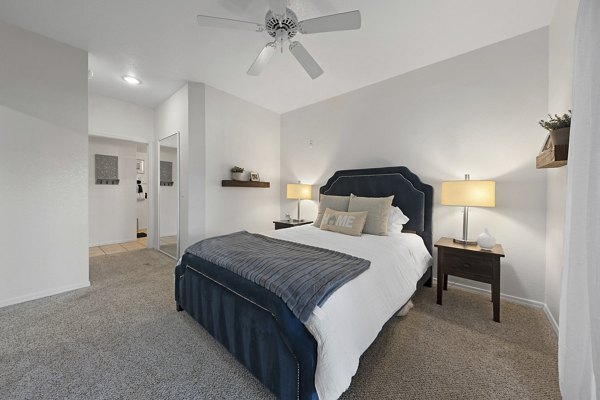 bedroom at San Cierra Apartments